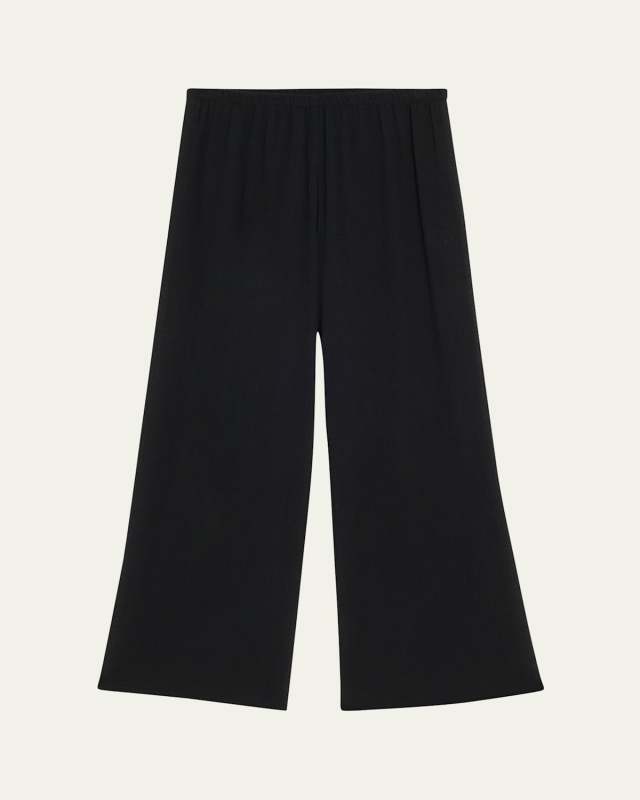 Cavani Wide-Leg Cotton Gauze Pants